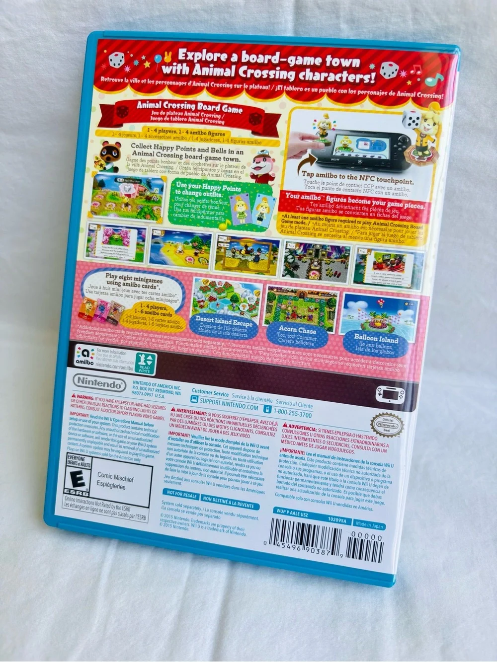 Nintendo Animal Crossing Amiibo Festival WiiU game